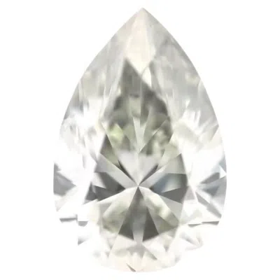 Pre-owned 1stdibs Gray Diamond - 1.50ct Natural Loose Fancy Green Gray Color Pear Shape Si2