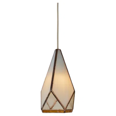 Pre-owned 1stdibs Greta Pendant - White / Amber