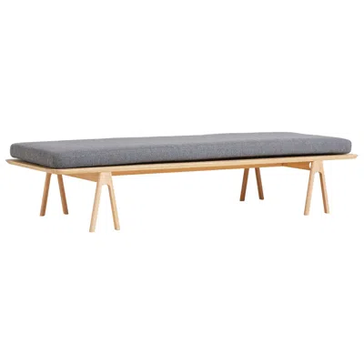 Pre-owned 1stdibs Grey Oak Level Daybed By Msds Studio In Gray