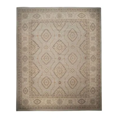 Pre-owned 1stdibs Hand-knotted Wool Sultanabad Rug, Beige Oversized 11'10"x14'4" Palace In Brown