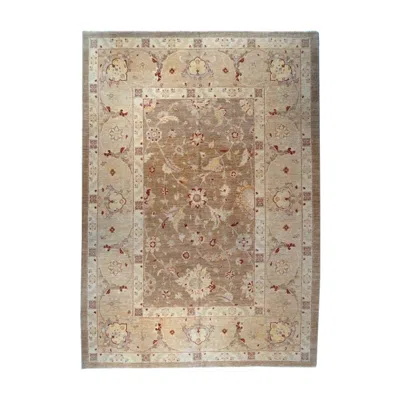 Pre-owned 1stdibs Hand-knotted Wool Sultanabad Rug, Brown Beige 10'x14' Oversized