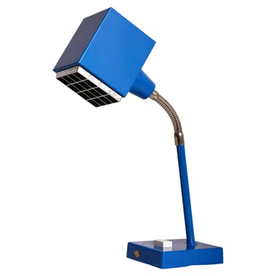 Pre-owned 1stdibs Hans-agne Jakobsson Table Lamp "kuben" Elidus, From The Late 1960s In Blue