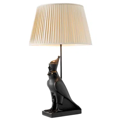 Pre-owned 1stdibs Horus Model Table Lamp, Patinated Bronze. In Gold