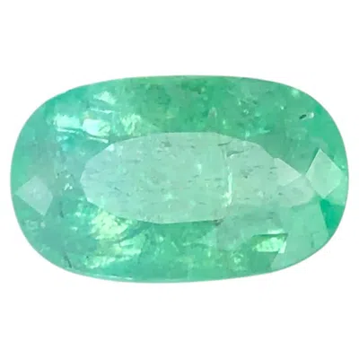 Pre-owned 1stdibs Ica Certified Bluish Green Paraiba Tourmaline 4.44 Ct Cushion Cut Loose Gemstone