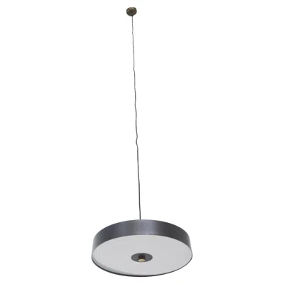 Pre-owned 1stdibs Italian Postmodern Contemporary Brass And Aluminum Ceiling Lamp In Transparent
