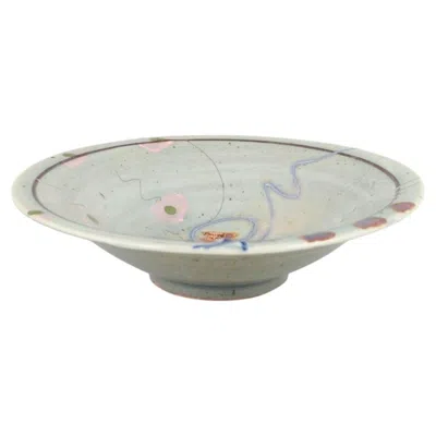 Pre-owned 1stdibs Jepson Pottery, Usa. Ceramic Bowl With Abstract Design. Mid-20th C. In Gray