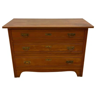 Pre-owned 1stdibs Jugendstil Chest Of Drawers, Hand-crafted Ash, Sweden, Circa 1910 In Brown