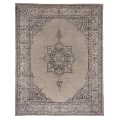 Pre-owned 1stdibs Kerman Themed Antique Sivas Carpet In Gray