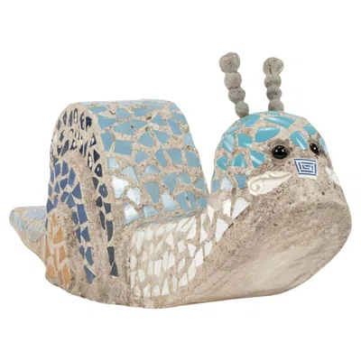 Pre-owned 1stdibs Large Vintage Garden Snail Sculpture In Gray