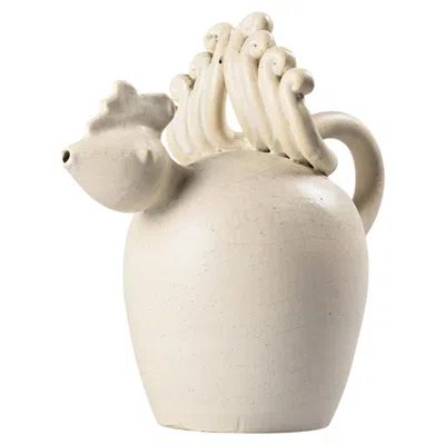 Pre-owned 1stdibs Large Zoomorphic Pitcher By Suzanne Ramié For Madoura, Vallauris Circa 1945 In Sand