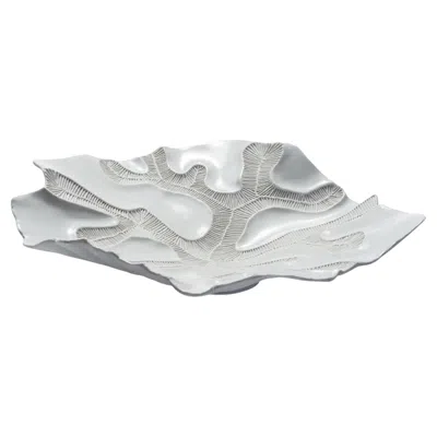 Pre-owned 1stdibs Leaves White Bowl