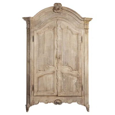 Pre-owned 1stdibs Louis Xv Oak Wardrobe In Brown
