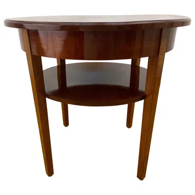 Pre-owned 1stdibs Mahogany Jugendstil Side Table, Hand-crafted, Sweden, Circa 1900 In Brown