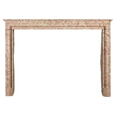 Pre-owned 1stdibs Marble Fireplace Frame From France For Timeless Bespoke Design Project In Sand
