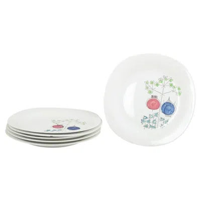 Pre-owned 1stdibs Marianne Westman For Rörstrand. Six Faience Plates. “pomona” Series, Mid-20th C. In Gray