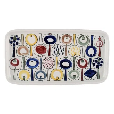 Pre-owned 1stdibs Marianne Westmann For Rörstrand, Large Dish In Hand-painted Stoneware In Gray