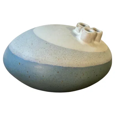 Pre-owned 1stdibs Mid Century American Studio Pottery Three Stem Weed Pot By Isabel Parks In Transparent