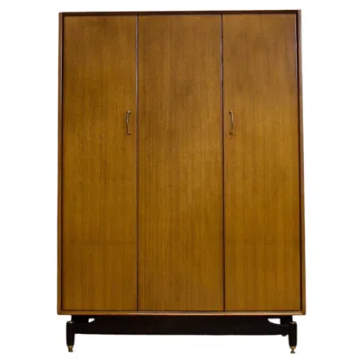 Pre-owned 1stdibs Mid Century Tola And Black Wardrobe From G Plan, 1960s