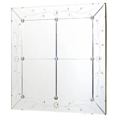 Pre-owned 1stdibs Mid-century Frameless Mirror In Gray