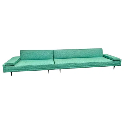 Pre-owned 1stdibs Mid-century Modern 2-piece Sectional Sofa In Blue