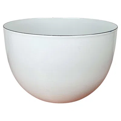 Pre-owned 1stdibs Mid-century Modern Danish Large White Enamel Bowl, 1960s