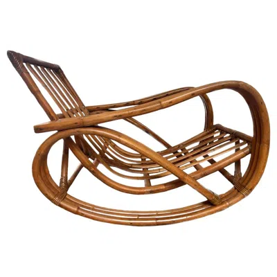 Pre-owned 1stdibs Mid-century Modern Rocker In Brown