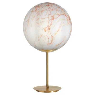 Pre-owned 1stdibs Mineral Red Veinings Stand Floor Lamp By Slide Studio