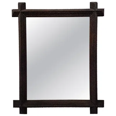 Pre-owned 1stdibs Mirror, Frame, Hand Carved, Black Forest, Schwarzwald, Folk Art, 1900s, Germany