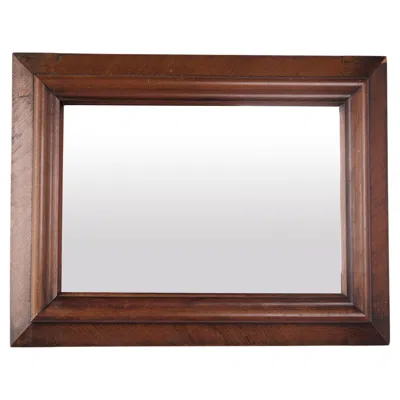 Pre-owned 1stdibs Mirror With Walnut Frame From The 1890s In Brown