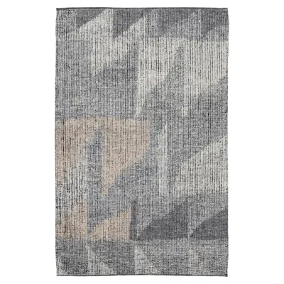Pre-owned 1stdibs Modern Moroccan Style Handmadewool Rug With Abstract Geometric Motif In Gray