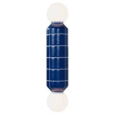 Pre-owned 1stdibs Modern Wall Light With Ceramic Base Blue Handcrafted