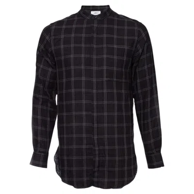 Pre-owned 1stdibs Mr. P, Checked Shirt In Black