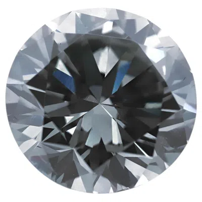 Pre-owned 1stdibs Natural Loose 0.44ct Round Brilliant Fancy Gray Diamond Vs Bluish Gia Certified