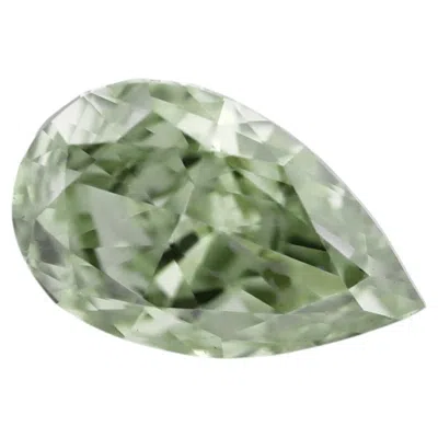 Pre-owned 1stdibs Natural Loose 1.69ct Pear Fancy Gray-greenish Yellow Vs1 Gia Certified
