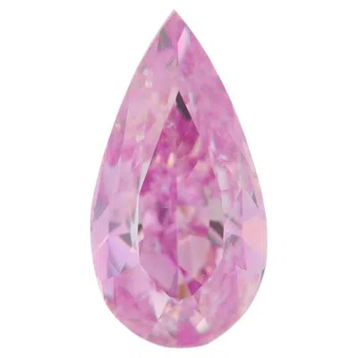 Pre-owned 1stdibs Natural Pink Diamond 0.50ct Natural Loose Fancy Pink Purple Si2 Diamond Gia Pear