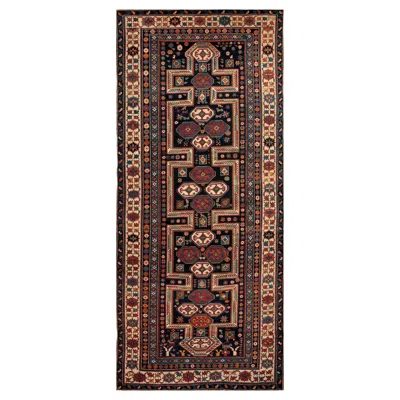 Pre-owned 1stdibs Nazmiyal Collection Antique Caucasian Shirvan Rug In Black