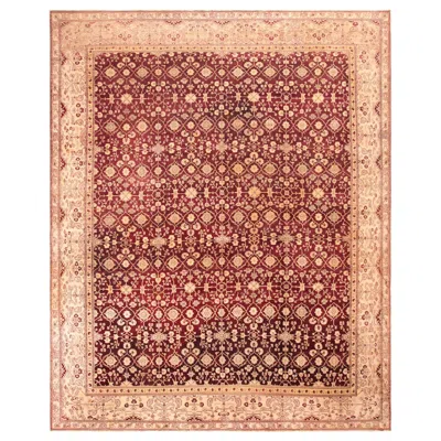 Pre-owned 1stdibs Nazmiyal Collection Antique Indian Agra Allover Rug. 13 Ft 8 In X 16 Ft 4 In In Sand