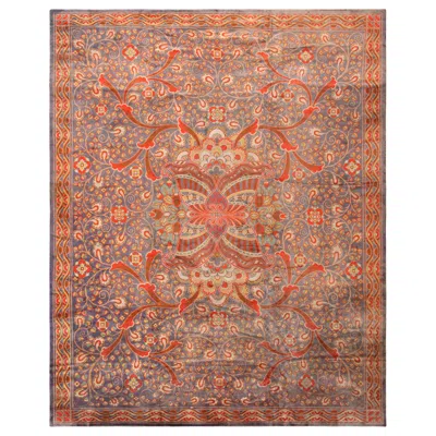Pre-owned 1stdibs Nazmiyal Collection Antique Irish Arts And Crafts Rug. 13 Ft X 16 Ft 2 In In Brown