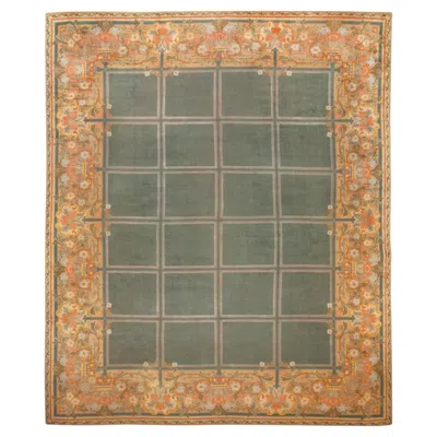 Pre-owned 1stdibs Nazmiyal Collection Antique Spanish Savonnerie Carpet. Size: 15 Ft 6 In X 19 Ft In Brown