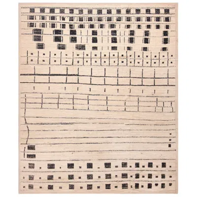 Pre-owned 1stdibs Nazmiyal Collection Modern Central Asian Rug. 10 Ft 1 In X 12 Ft 1 In In Sand