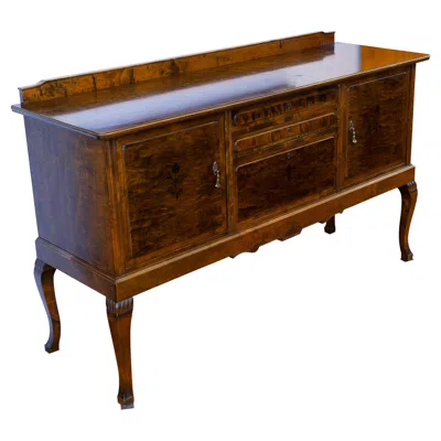 Pre-owned 1stdibs Neoclassical Birch Sideboard, Swedish Craftsmanship, Veneered, 1925 In Brown