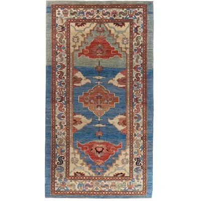 Pre-owned 1stdibs New Afghan Bakhshayesh-style Tribal Rug, Hand-knotted Wool, 5'5"x9'9" In Gray