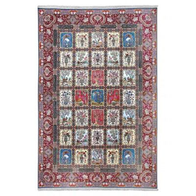 Pre-owned 1stdibs New Persian Tabriz Rug In Wool And Silk- Size: 15'11 X 10'7 In Gray