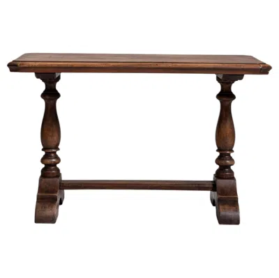 Pre-owned 1stdibs Oak Side Table In Original Patina In Brown