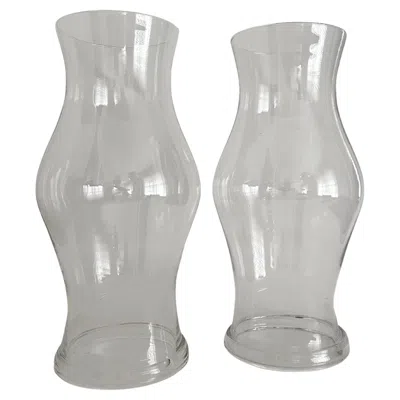 Pre-owned 1stdibs Pair Hurricane Shades By Royal Leerdam, Williamsburg Reproductions In Gray