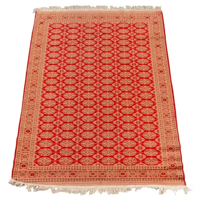 Pre-owned 1stdibs Persian Bokhara Rug, 6' 5" X 4' 6" In Orange