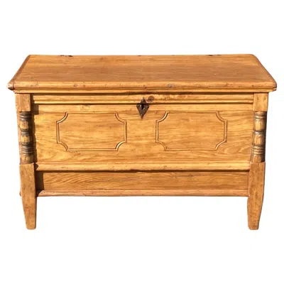 Pre-owned 1stdibs Pine Trunk Or Blanket Chest In Brown