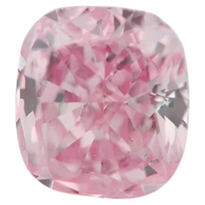 Pre-owned 1stdibs Pink Diamond 0.21ct Natural Loose Fancy Purple Pink Diamond From Cushion Gia Si2