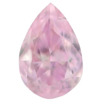 Pre-owned 1stdibs Pink Diamond - 0.30ct Natural Loose Fancy Light Purple Pink Color Gia Pear