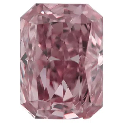 Pre-owned 1stdibs Pink Diamond - 0.34ct Natural Loose Fancy Purple Pink Diamond Gia Radiant Si1